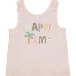 Débardeur à nœuds print fantaisie pour bébé fille