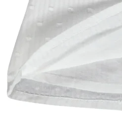 Débardeur plumetis à collerette en broderie anglaise pour bébé fille