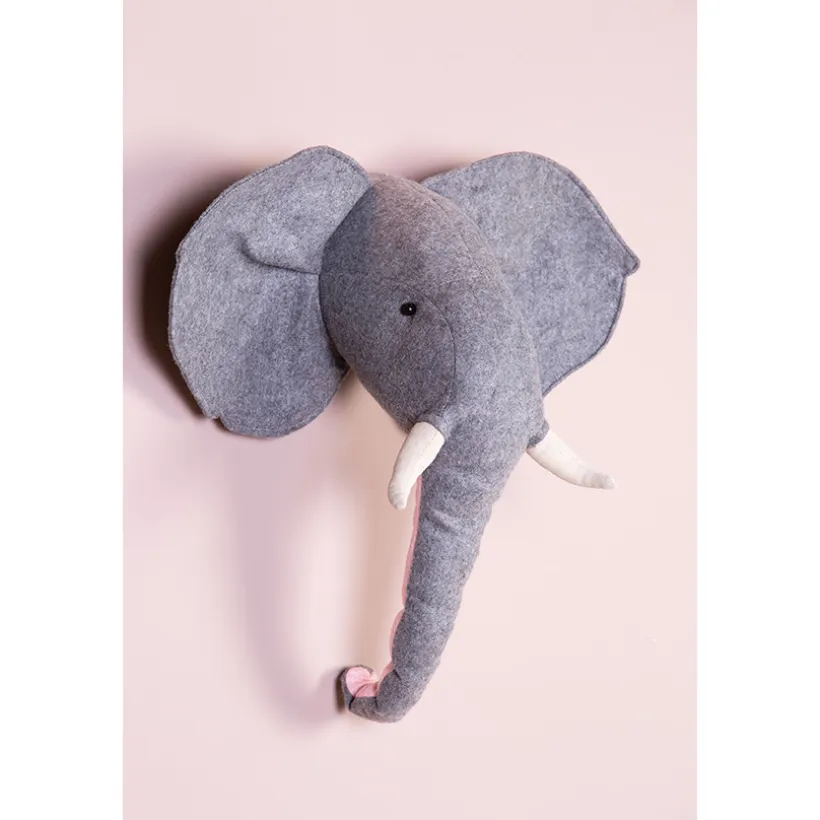 Décoration murale en feutre - Éléphant