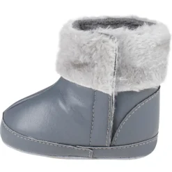 Demies bottes avec fausse fourrure au col