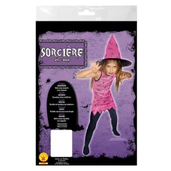 Déguisement Sorcière Taille M - Rose