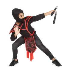 Déguisement top et accessoires Ninja pour enfant 5-8 ans