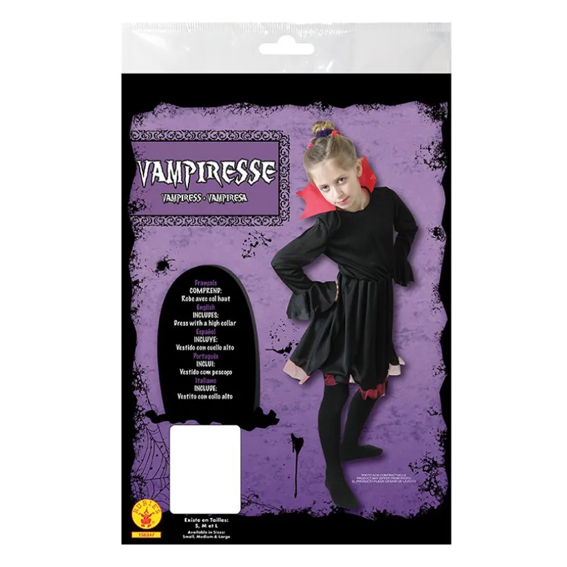 Déguisement Vampirette Taille M - Noir