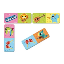 Dominos instruments de musique & animaux musiciens