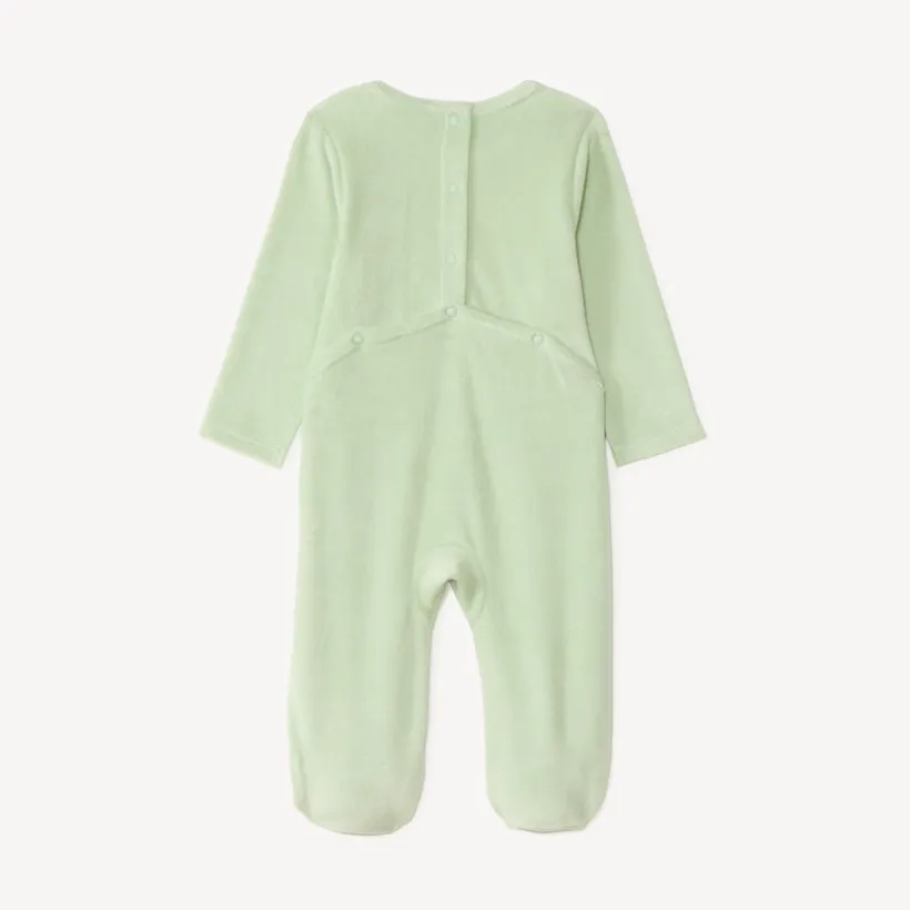 Dors-bien bébé fille en velours print mignon