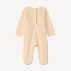 Dors-bien bébé fille en velours print mignon