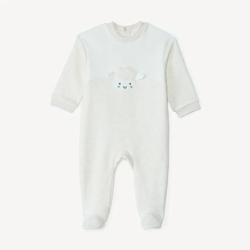 Dors-bien bicolore Mouton doublé sherpa pour bébé