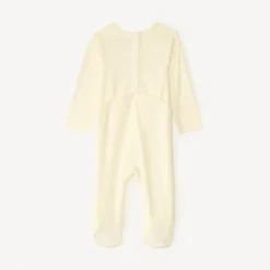 Dors-bien en jersey avec broderie pour bébé fille