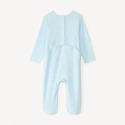 Dors-bien en jersey avec broderie pour bébé fille