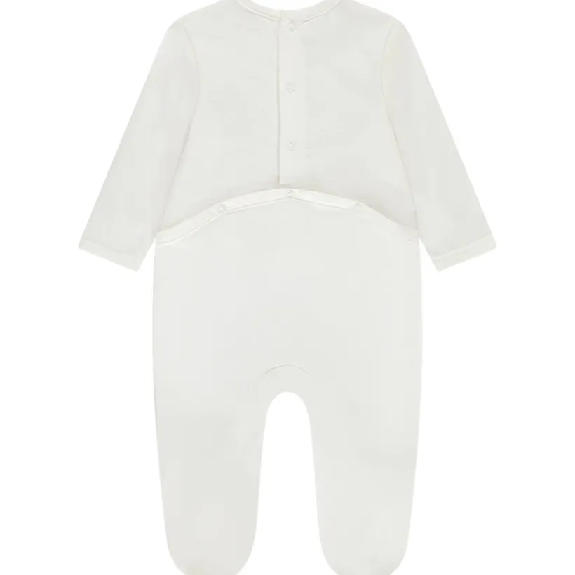 Dors-bien en jersey uni print animal pour bébé garçon