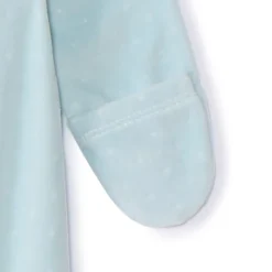 Dors-bien en velours dévoré patch éléphants pour bébé garçon