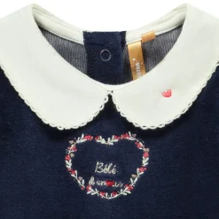 Dors-bien en velours et tulle effet 2 en 1 pour bébé fille