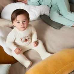 Dors-bien en velours printé pour bébé garçon