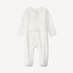 Dors-bien zippé et imprimé effet 2 en 1 pour bébé