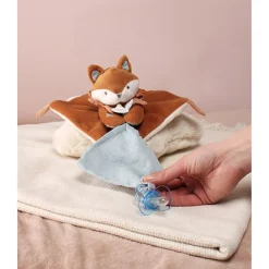 Doudou attache sucette Timo