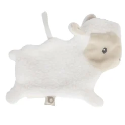 Doudou et attache-sucette mouton La Vie à la Ferme écru