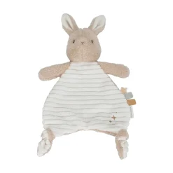 Doudou lapin plat Newborn Naturals avec nouettes