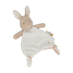 Doudou lapin plat Newborn Naturals avec nouettes