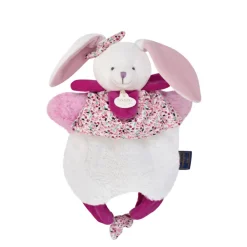 Doudou lapin réversible