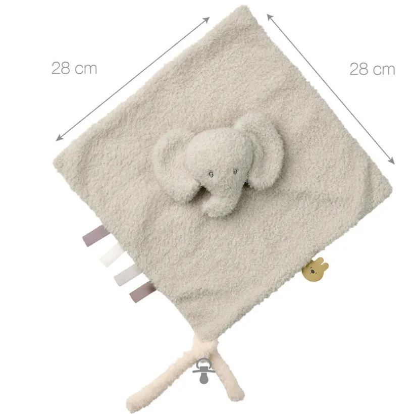 Doudou Éléphant Teddy Bouclette