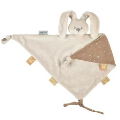 Doudou maxi lapin Lapidou beige à motif phosphorescent