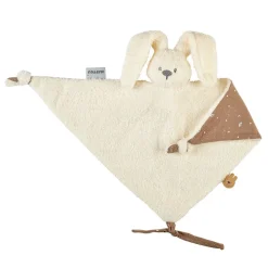 Doudou maxi lapin Lapidou écru à motif phosphorescent