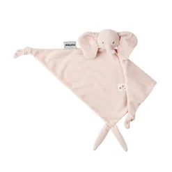 Doudou maxi - velours - éléphant - Fanfan - Rose - 60x40 cm