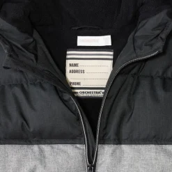 Doudoune bicolore doublée micropolaire pour garçon