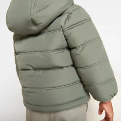 Doudoune à capuche doublé micropolaire pour bébé garçon
