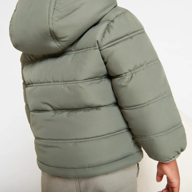 Doudoune à capuche doublé micropolaire pour bébé garçon