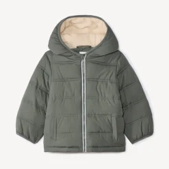 Doudoune à capuche doublé micropolaire pour bébé garçon