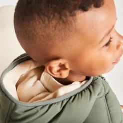 Doudoune à capuche doublé micropolaire pour bébé garçon