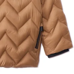 Doudoune doublée et unie effet croisillon fantaisie pour garçon