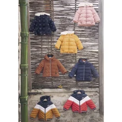 Doudoune doublée sherpa à imprimé en foil pour bébé fille