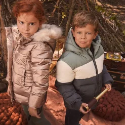 Doudoune Grand Froid à fausse fourrure amovible pour fille