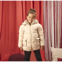 Doudoune imperméable 2 en 1 doublée sherpa avec gilet pour fille