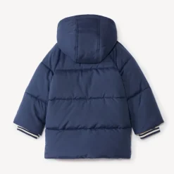 Doudoune longue matelassée et doublée sherpa pour bébé garçon