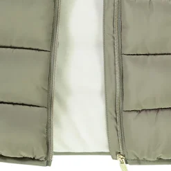 Doudoune matelassée à capuche doublée micropolaire pour enfant fille