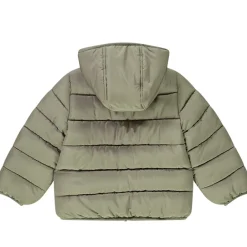 Doudoune matelassée à capuche doublée micropolaire pour enfant fille