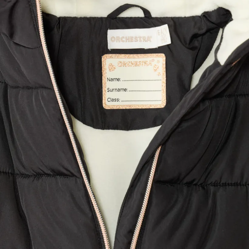 Doudoune matelassée et doublée micropolaire pour fille