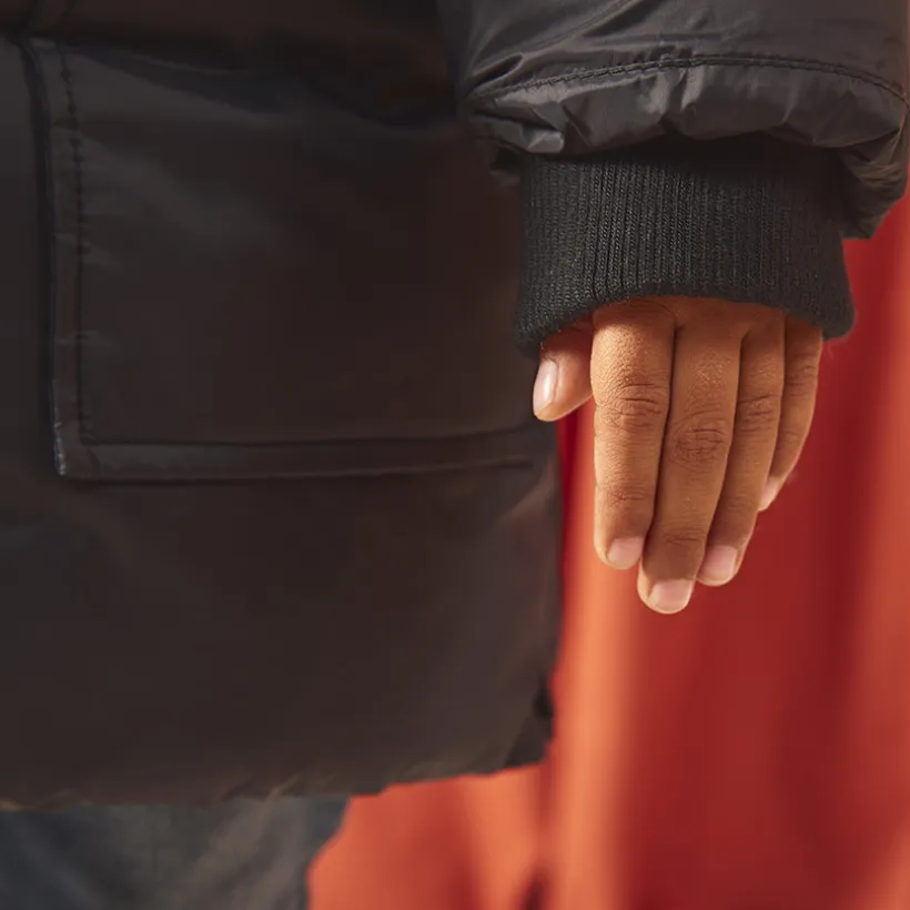 Doudoune micropolaire à capuche pour garçon