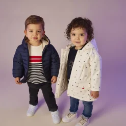 Doudoune rembourrée à capuche pour bébé garçon