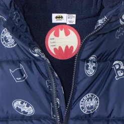 Doudoune sans manches à capuche ludique Batman Warner pour garçon