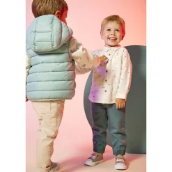 Doudoune sans manches doublée micropolaire pour bébé garçon