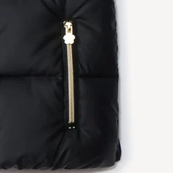 Doudoune sans manches matelassée effet satiné pour fille