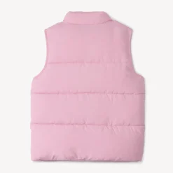 Doudoune sans manches matelassée unie pour fille