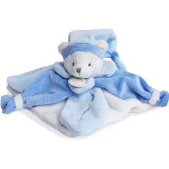 Doudou Ours Collector - Bleu