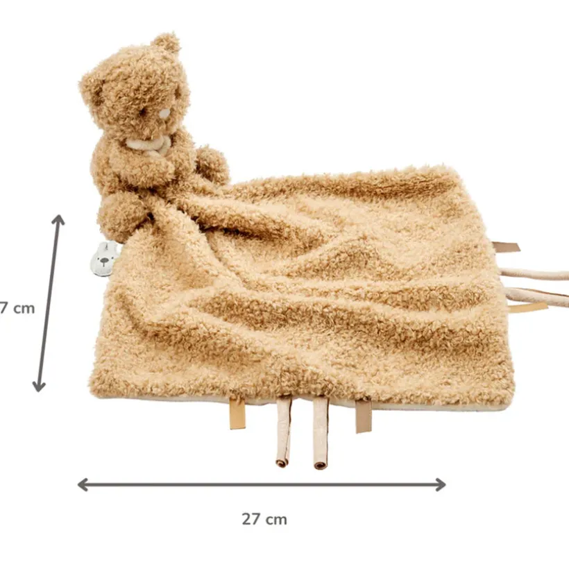 Doudou peluche ours - Teddy - Caramel