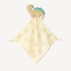Doudou plat dino pour bébé garçon