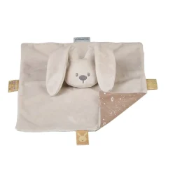 Doudou plat lapin Lapidou beige phosphorescent